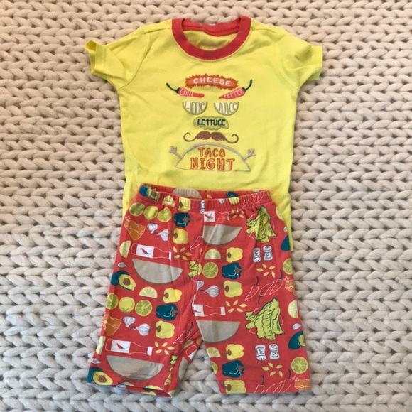 taco pajamas baby
